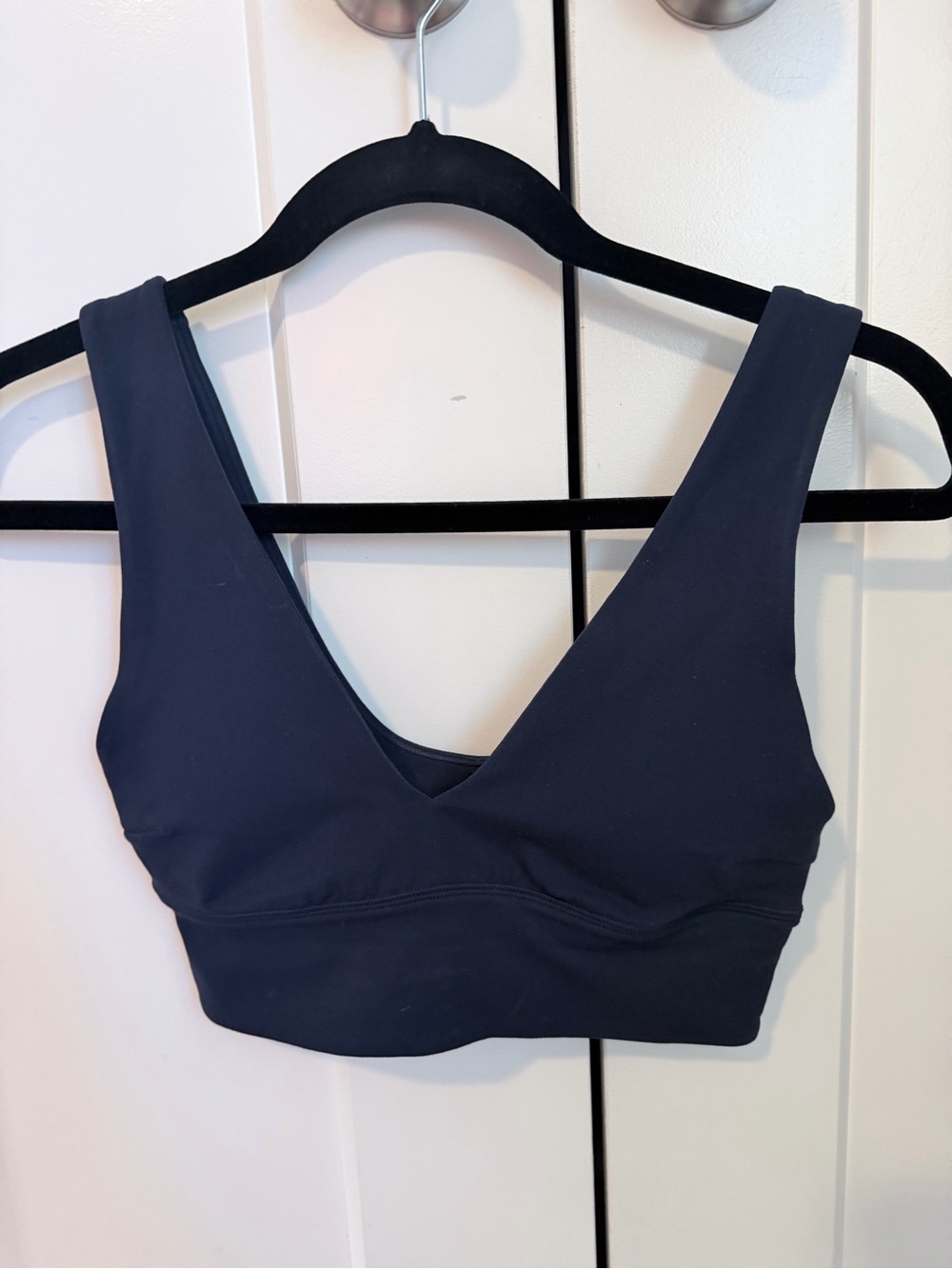 Lululemon Align V-Neck Bra C/D Cup Size 4 True Navy